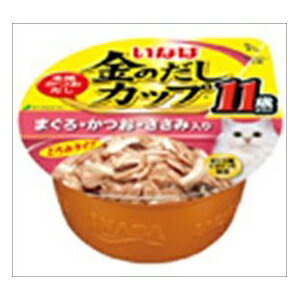 【6個セット】 いなば 金のだし カップ 11歳からのまぐろ・かつお・ささみ入り 70g とろみ 一般食 IMC-142 いなばペットフード 緑茶消臭成分配合 IMC142 ウエットフード 猫用ウェット キャットフード 着色料不使用 エクプラ特選 猫用フード ペットフード 安心素材