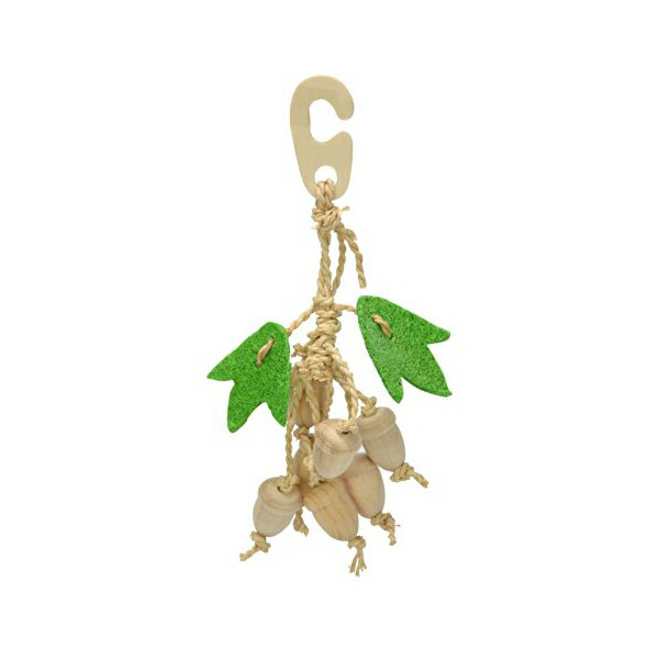 【6個セット】 三晃商会 ナチュラルハンガー どんぐり 約230mm長 30g 小鳥 バード・トイ A13 サンコー SANKO バードモア バードトイ 小鳥用...