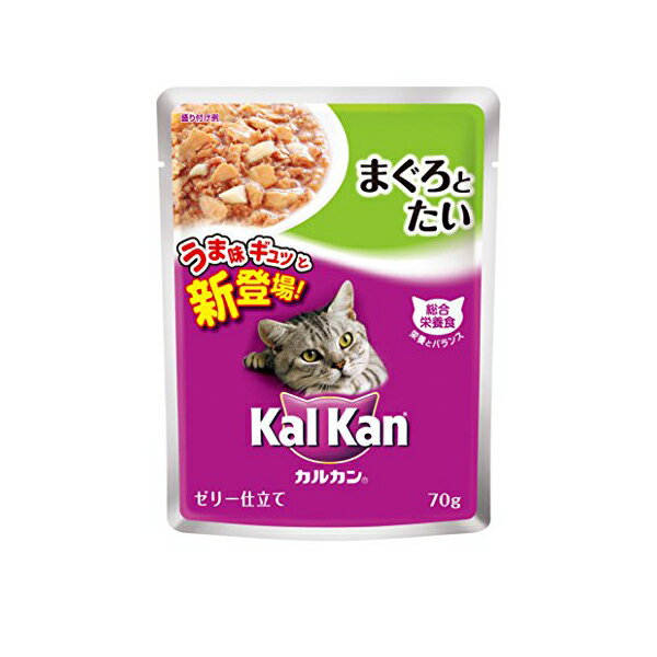 【6個セット】 マースジャパンリミテッド カルカンパウチ 1歳からまぐろとたい 70g マグロ パテ
