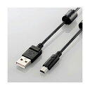 【正規代理店】 エレコム DGW-MF15BK カメラ接続用USBケーブル(mini-Bタイプ/1.5m) ELECOM 配線 カメラ用 フェライトコア付 ブラ...