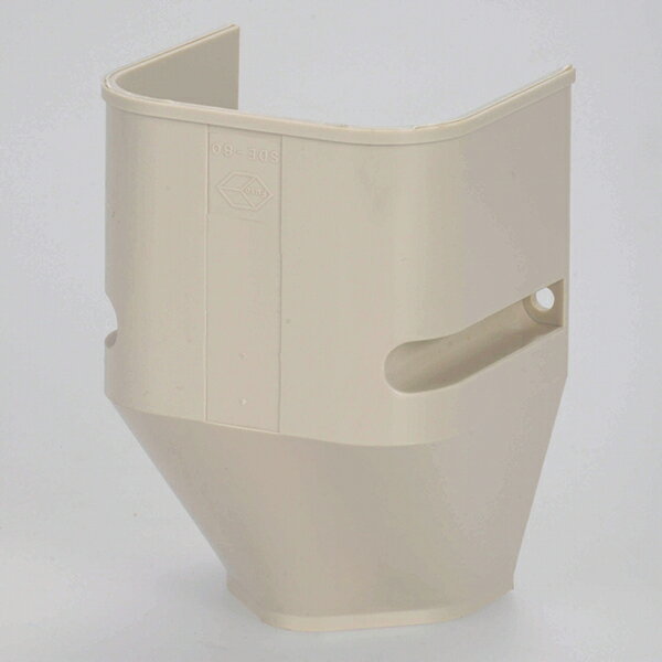 オーム電機 SDE-80IV エンドSDE-80 IV OHM エアコン工事部材 エンド ダクト部材