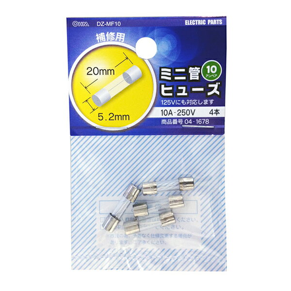 ŵ DZ-MF10 250V 10Aߥ˥4ۥ OHM  ߥ˴ɥҥ塼 ü ҥ塼 ߥ˴ 饹ߥ˴ɥҥ塼