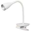 オーム電機 LTC-LC12L2-WN LEDクリップライト LC12L2-WN OHM ホワイト ベッドライト 学習 クリップ 読書 フレキシブルアーム 昼白...