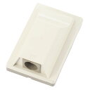 オーム電機 WK-1 未来)WK-1 防水引込みカバー OHM ベージュ ボックス 未来 ミライ 電設資材 未来工業