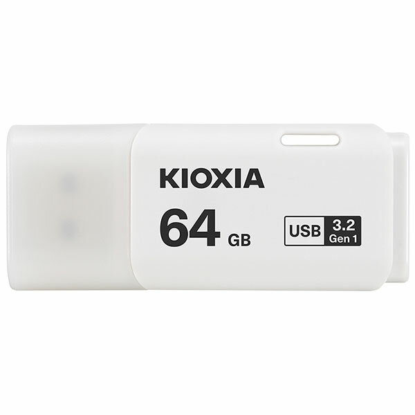 キオクシア 4582563850118 キオクシア USB3.2 フラッシュメモリー (64GB/ホワイト)