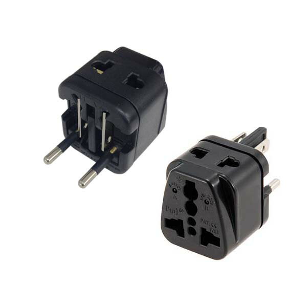 オーム電機 TRA-A0853G 海外用電源形状変換プラグ (マルチタイプ) ブラック オーム チコぷら マルチタ..