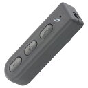 オーム電機 HP-W33N ワイヤレスレシーバー (Bluetooth5.3/マイク内蔵/充電2時間で再生・通話9時間/コントローラー付) ブラック