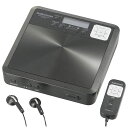 オーム電機 CDP-560N 語学学習ポータブルCDプレーヤー (Bluetooth/再生スピード11段階/MP3再生/単3形×2本使用、USBの2電源/ブラック) 語学学習用 ポータブルプレーヤー ブラック オーム ポータブル ステレオイヤホン付属 英会話(2)