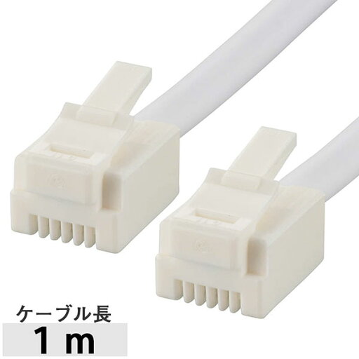 オーム電機 TEL-C2621T ツイスト+シールド モジュラーケーブル (1m/ホワイト) ツイスト モジュラーコード ホワイト ノイズに強く テレホンコード ツイストタイプ 工事用配線器具 オーム電機 TEL-C2621T ツイスト+シールド モジュラーケーブル (1m/ホワイト) ツイスト モジュラーコード ホワイト ノイズに強く テレホンコード ツイストタイプ 工事用配線器具