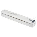 オーム電機 COK-E-SL02 密封パック器 (85W/接着部温度140度/脱気+シールで約35秒/ホワイト) 家庭用 ホワイト 時短調理 シールド 充電式 ...