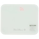 オーム電機 HBK-T103-W デジタル体重計 (単4形×3本使用/ホワイト) ホワイト コンパクト 体重計 シンプル スタイリッシュ