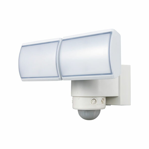 DXアンテナ DSLD20C2 W DXアンテナ LEDセンサーライト 2灯型/2000 lm/昼白色/検知角度360度/保護等級IP44防沫型/ホワイト 