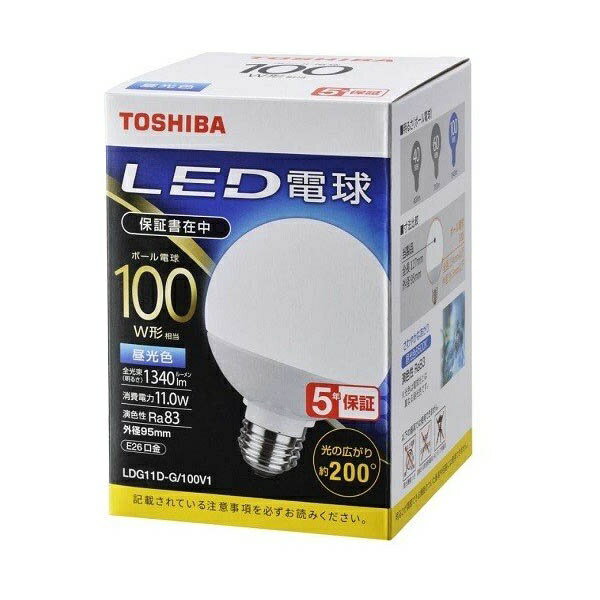 ��10�ĥ��åȡ� ��� LDG11D-G/100V1 LED�ŵ� �ܡ����ŵ�� E26 100�� ����� LDG11D-G/100V1