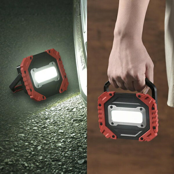 【5個セット】 オーム電機 SL-W320R6C 多目的作業ライト (COB LED/照射角度83°/単3形×4本使用/昼光色/MAX350 lm/連続使用6時間)