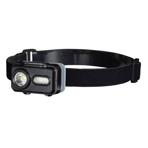 特　徴●メイン＆セカンドライトで明るさ調整●点灯モード切り替え（点灯メインモード、点灯メイン＋サブモード、赤色点灯モード、点灯サブモード）●明るさ175ルーメン（点灯メイン＋サブモード）●連続点灯 約3〜18時間●IPX4の防水仕様●照射距離は65m●ヘッド部角度（0〜60°）調整可能仕　様■電源：単4形乾電池2本（別売）■光源：白色系LED3個（交換不可）、赤色系LED1個（交換不可）■光束：点灯メインモード…約145 lm（ルーメン）、点灯メイン＋サブモード…約175 lm（ルーメン）、点灯サブモード…約20 lm（ルーメン）■連続点灯時間：点灯メインモード…約4時間、点灯メイン＋サブモード…約3時間、点灯サブモード…約18時間、赤色点灯モード…約160時間 ※未使用・新品アルカリ乾電池使用時■照射距離：約65m■保護等級：IPX4 ※JIS/IEC保護等級（JIS C 0920：2003）…水の飛まつに対して保護する（定義…あらゆる方向からの水の飛まつによっても有害な影響を及ぼしてはならない。）■質量：約42g（電池別）■外形寸法：本体…（約）幅56×高さ36×奥行34mm