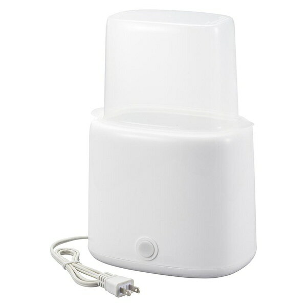 【2個セット】 オーム電機 HJ-OH100A-W 哺乳瓶除菌器 (水で高温除菌/薬液不要/2本同時除菌/15分/270W/..