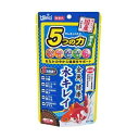 5つの有効成分で金魚を健康に育てます。初めての金魚飼育でも安心。金魚を健康に長生きさせる配合設計です■原材料:小麦粉、フィッシュミール、大豆ミール、かしこ、とうもろこし、小麦胚芽、植物油、ビール酵母、海藻粉末、梅エキス、生菌剤、納豆菌・乳酸菌・酵母菌発酵抽出物、ビタミン類（塩化コリン．E．C．イノシトール．B5．B2．A．B1．B6．B3．葉酸．D3．ビオチン）、ミネラル類（P．食塩．Fe．Mg．Zn．Mn．Cu．I）■魚用■5つの有効成分で金魚を健康に育てます。初めての金魚飼育でも安心。金魚を健康に長生きさせる配合設計です