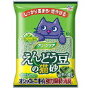 【 送料無料 】 クリーンケア えんどう豆の猫砂 緑茶の香り6L 猫用 猫用品 アース・ペット（株）EBC