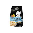 【12個セット】 マースジャパンリミテッド シーザー パウチ やわらかささみ&白身魚入り 彩り野菜入り ゼリータイプ 70g×4袋 シーフード キャロット チキ...