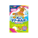 ●本体サイズ (幅X奥行X高さ) :15×4.5×21.5cm●本体重量:0.041kg●原産国:日本●女の子の体型に合わせて開発した女の子専用アウターです。新開発「しっぽのクロスバンド」はしっぽで固定する新しい発想!ズレを解消し、サイズ調整と取りかえが簡単です。伸縮性ニット素材と、おしりを覆う面積を最大限に小さくすることで、愛犬のストレスを軽減、遊びの幅も広がります。専用のマナーパッドと併用すると衛生・経済的です。綿、ポリエステル、ポリウレタン●ペットの種類：犬●サイズ：L●推奨最低体重：8 キログラム●推奨最高体重：15 キログラム●推奨最小胴回り：35 センチメートル●推奨最大胴回り：50 センチメートル●電池使用：いいえ●原材料：綿、ポリエステル、ポリウレタン