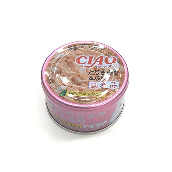 【3個セット】 いなば チャオ ホワイティ とりささみ＆ぶり 85g ゼリー 国産品 一般食 A-38 いなばペッ..