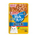【3個セット】 いなば チャオ 旨みスープ パウチ かつお 40g スープタイプ 国産品 一般食 IC-352 いなばペットフード CIAO 緑茶消臭成分配合 ...