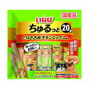 【4個セット】 いなばペットフード ちゅるっと とりささみチキンミックス味 関節の健康配慮 20本 安心素材