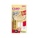 【3個セット】 いなば チャオ ちゅ るちゅ る 贅沢本まぐろ&キングサーモン 14g×4本 ペースト 国産品 おやつ SC-100 いなばペットフード チュー...