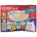 いなば チャオ ちゅ るちゅ る 40本入り かつお海鮮バラエティ 14g×40本 ペースト 国産品 おやつ SC-279 いなばペットフード チュール CIA...