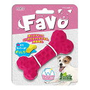 PLATZ PET SUPPLISES&FUN プラッツ 犬用おもちゃ Favo ソリッドボーン ピンク