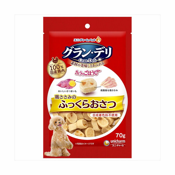 ●ブランド：XXXXXbrand●100％国産鶏肉を使用し,使用シーンに合わせた色々なタイプがある美味しいおやつ。 ●愛犬が喜ぶおいしいささみとさつまいもをたっぷり入れました。 ●食べやすいふっくらタイプ。 ●低脂肪なささみを使用。●フレーバー：チキン●商品の形状：ジャーキー