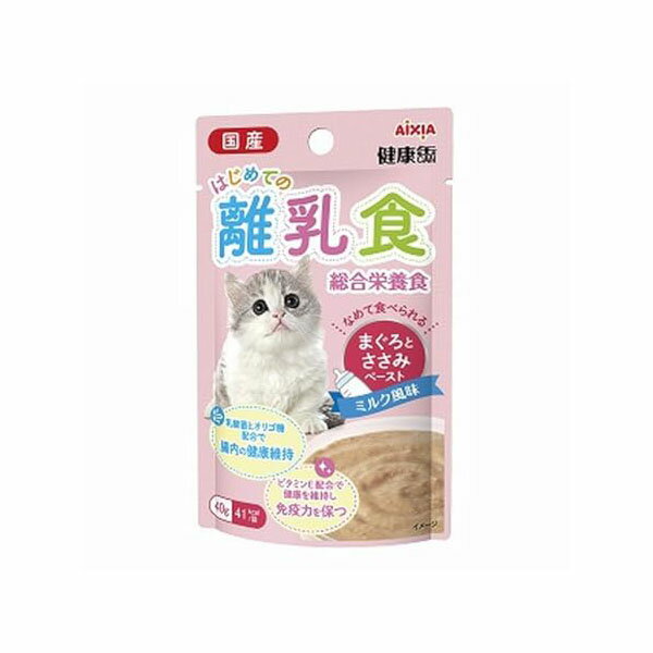 【6個セット】 アイシア 国産健康缶パウチ はじめての離乳食 40g パテ アダルト キャットフード 猫用フ..