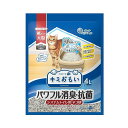【12個セット】 大王製紙 キミおもい パワフル消臭・抗菌 システムトイレ用ネコ砂 大粒 4L 安心素材(4)