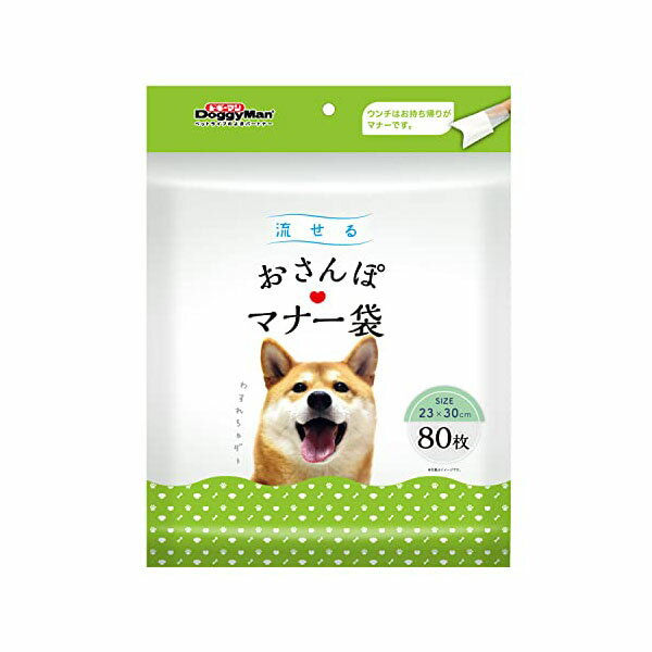 【3個セット】 ドギーマンハヤシ株式会社用品営業部 流せる　おさんぽマナー袋80枚