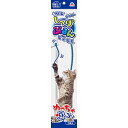 【6個セット】 アースペット ねこモテ しっぽぷるんじゃらし 青 アース・ペット