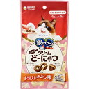 ユニチャーム 銀のスプーンおやつお魚味クリームどーにゃつまぐろ入りチキン味 24g