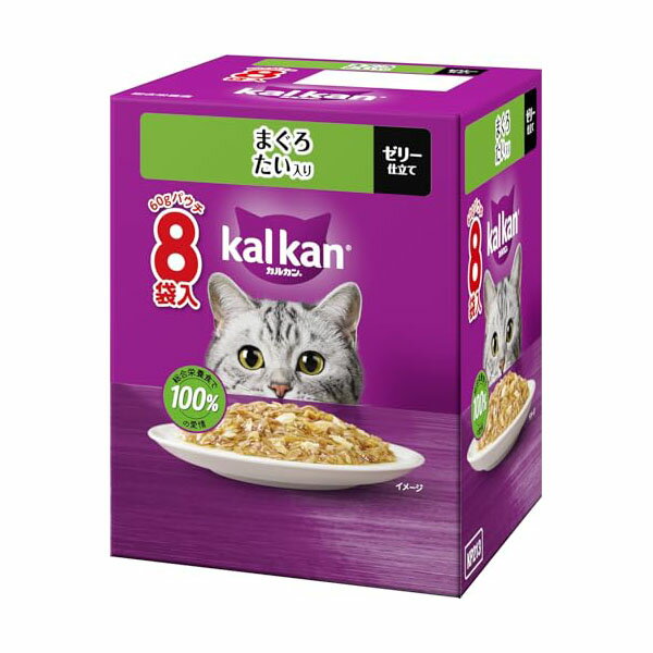 【6個セット】 マースジャパンリミテッド カルカンパウチ まぐろ たい入り 60g×8