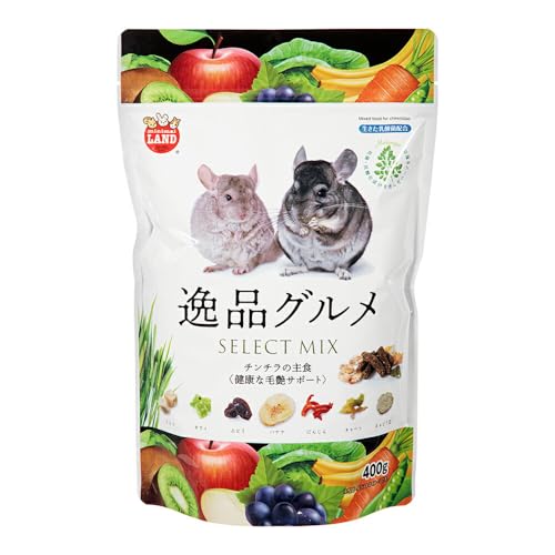 【3個セット】 マルカン チンチラの主食 逸品グルメ 400g