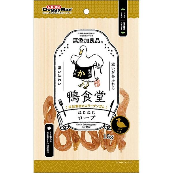 【3個セット】 ドギーマンハヤシ食品営業部 鴨食堂 ねじねじロープ 15g