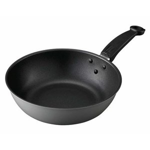 NYAMY IHねこの炒め鍋 24cm 貝印 DW-5657 鍋 なべ お鍋 おなべ アルミフライパン 炒め鍋 フライパン フ..