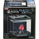 【6個セット】 ジェックス ブラック 水容量 約2.1L 水槽サイズ 約幅16×奥行17×高さ16.3cm 砂量目安 約0.3kg GEX 水換え簡単水槽 観賞...