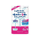 エリエール シャワートイレ吸水力2倍のトイレットフラワープリント 12ロールダブル 6パック入り