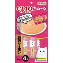 ●とろ〜り食べやすい液状おやつ！●・ちゅるっと出して舐めるだけで簡単に水分補給、栄養補給が可能。・おやつとして与えるだけでなく、普段のごはんに混ぜたり、お薬の服用時など使用用途は様々。・猫ちゃんが大好きなサーモンがベース。・緑茶消臭成分配合(緑茶エキスが腸管内の内容物の臭いを吸着し、糞・尿臭を和らげます)【給与方法】・1日4本を目安におやつとしてお与えください。・個装サイズ：W110×H210×D20mm/重量70g【原材料】サーモン、鮭エキス、糖類(オリゴ糖等)、植物性油脂、増粘安定剤(加工でん粉、増粘多糖類)、ミネラル類(Na、P、Cl)、調味料(アミノ酸)、ビタミンE、紅麹色素、緑茶エキス【保証成分】たんぱく質5.0％以上、脂質0.6％以上、粗繊維0.1％以下、灰分1.7％以下、水分93.0％以下【エネルギー】約6kcal/本【賞味期限】24ヶ月【原産国】日本