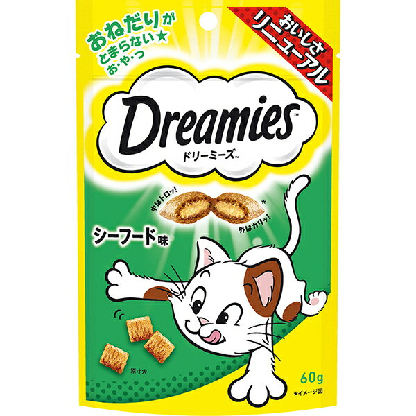 【3個セット】 マースジャパン ドリーミーズ シーフード味 60g