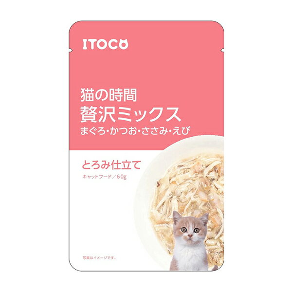 イトウ＆カンパニーリミテッド 猫の時間 まぐろ・かつお・ささみ・えび 60g