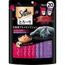【6個セット】 マースジャパンリミテッド シーバ Sheba 猫用おやつ とろ~り メルティ お魚味グルメセレクション 12g×20本入 パテ ネコ 全年齢 全...