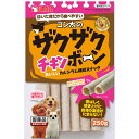 ●ザクザク食感の骨風スナック。●「ハードタイプガム」の中に、香ばしく焼き上げた「鳥骨」を入れたスナックです。硬い骨を砕いてあるので小型犬にも食べやすく、ザクザクとしたおいしい食感が味わえます。・250g【原材料】穀類、肉類(鳥骨等)、でん粉類、魚介類、乳類、リン酸化オリゴ糖カルシウム、ミネラル類(リン酸カルシウム、炭酸カルシウム)、増粘安定剤(グリセリン)、品質保持剤(プロピレングリコール)、保存料(ソルビン酸カリウム)、酸化防止剤(エリソルビン酸ナトリウム、ミックストコフェロール、ローズマリー抽出物)、着色料(黄5、赤40)【保証成分】たん白質7.0％以上、脂質4.0％以上、粗繊維1.0％以下、灰分5.0％以下、水分20.0％以下【エネルギー】330kcal/100g【賞味期限】12ヶ月【原産国または製造地】日本