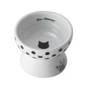 【10個セット】 猫壱 ハッピーダイニング 猫用 脚付フードボウル プチ 水玉 旧おやつ皿 ドライ 猫 全年齢 necoichi ちゅーる おやつ皿 猫用食器 ...