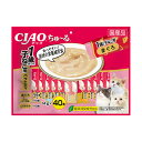 【3個セット】 いなばペットフード CIAO ちゅ～る 1歳までの子猫用バラエティ 14g×40本