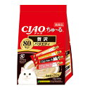 【10個セット】 いなば チャオ ちゅ る 80本入り 贅沢バラエティ 14g×80本 スティック 国産品 おやつ SC-453 いなばペットフード チュール ...